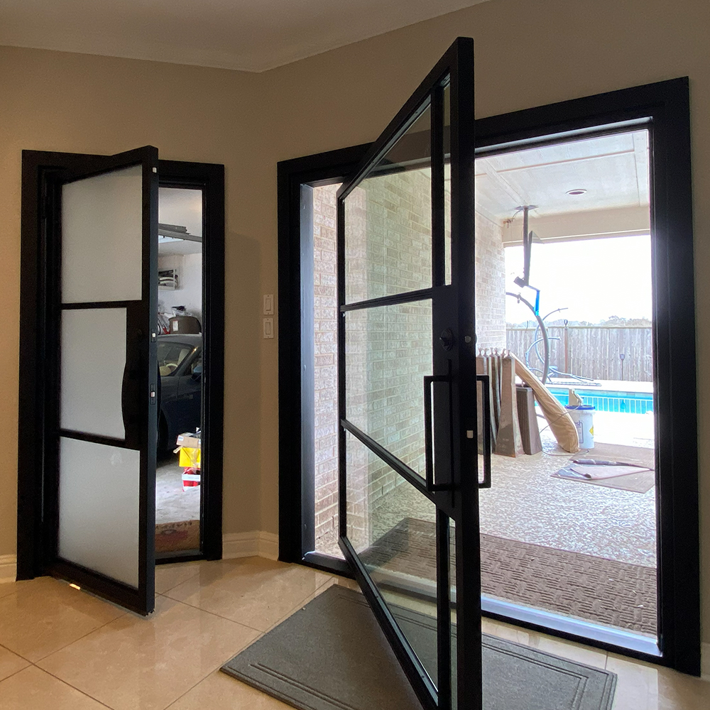 forest landscape b&w