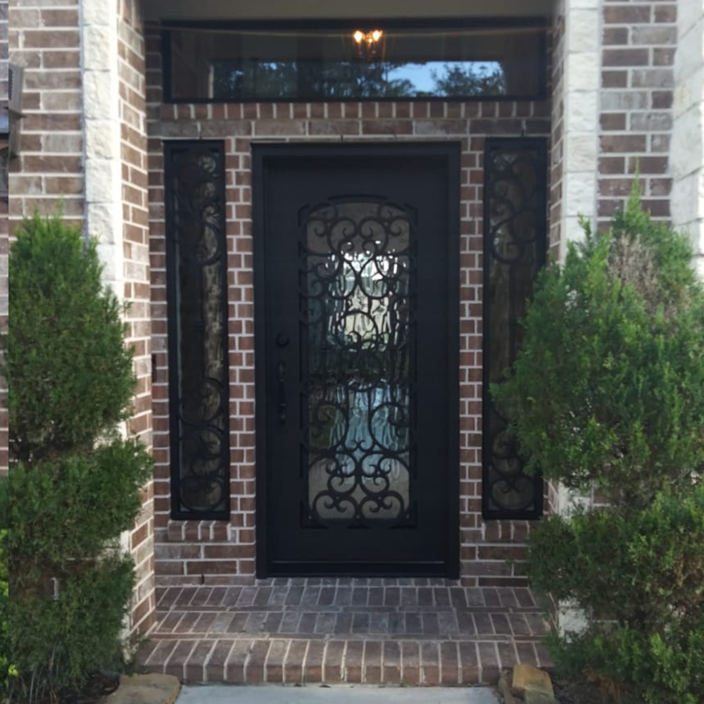 forest landscape b&w